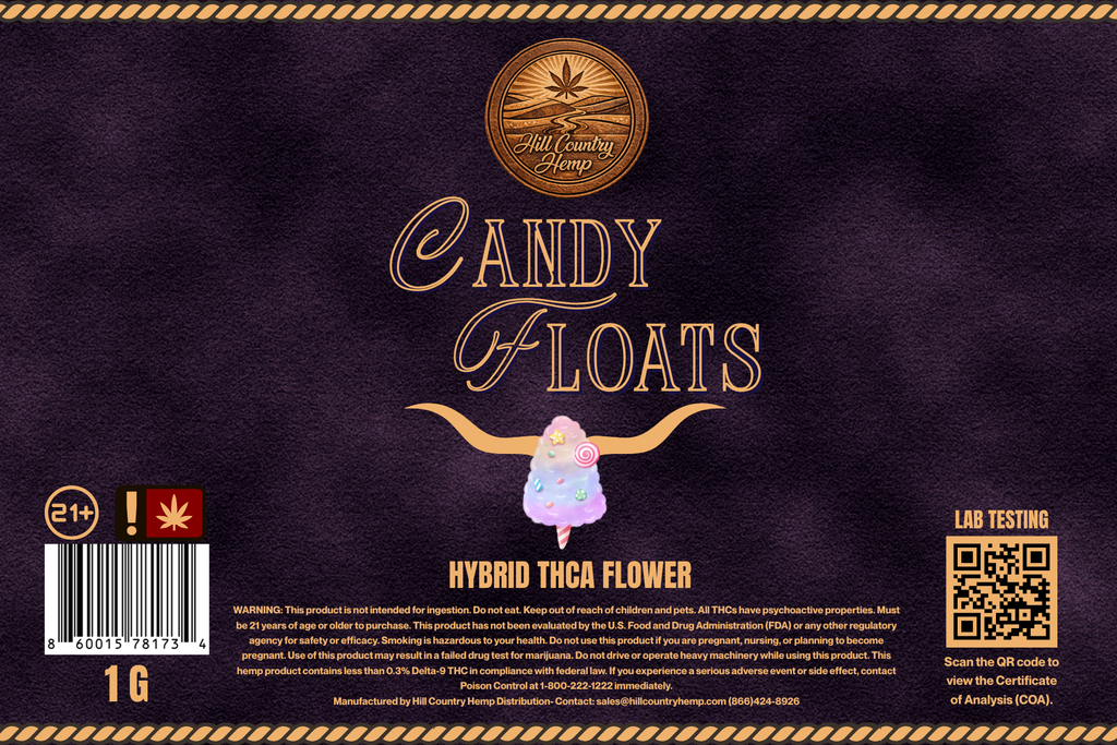 Hill Country Hemp Candy Floats THC-A Flower (Hybrid)
